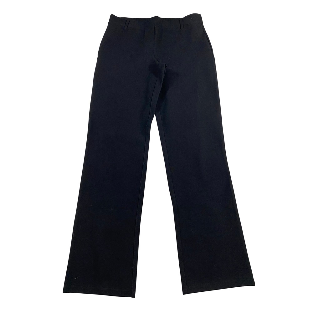 Quince Black Ultra-Stretch Ponte Straight Leg Pants Womens Size Small Workwear